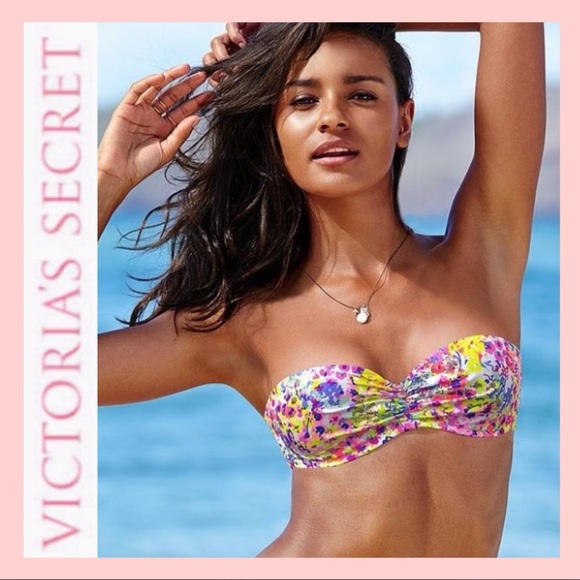 Victoria's Secret Other - VS Floral Bandeau Bikini Top